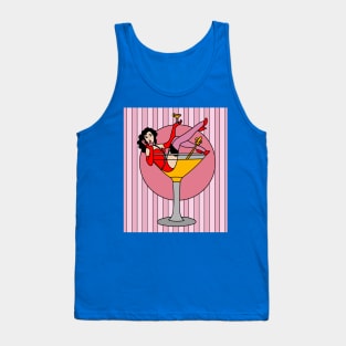 Drink Bathing Drinking Crazy Tank Top